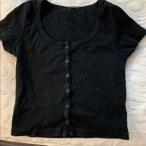 black brandy melville button up